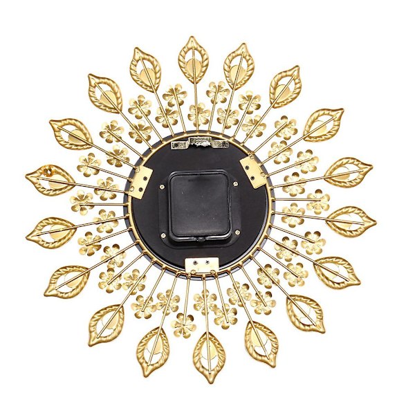 Modern Art Diy Stor Väggklocka Watch 3d Design För Hemkontor Rum Inredning Silen Gold