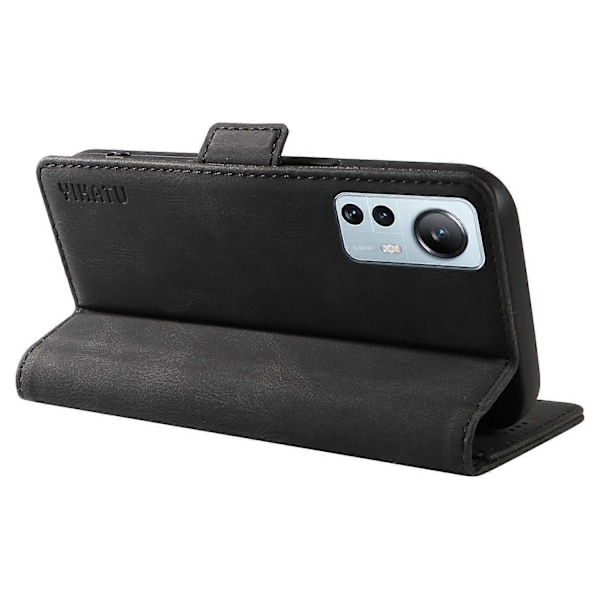 YIKATU YK-005 Xiaomi 12 Lite 5G -puhelimelle ihonmyötäinen PU-nahkainen suojakotelo jalustalla ja lompakolla Multicolor Style E