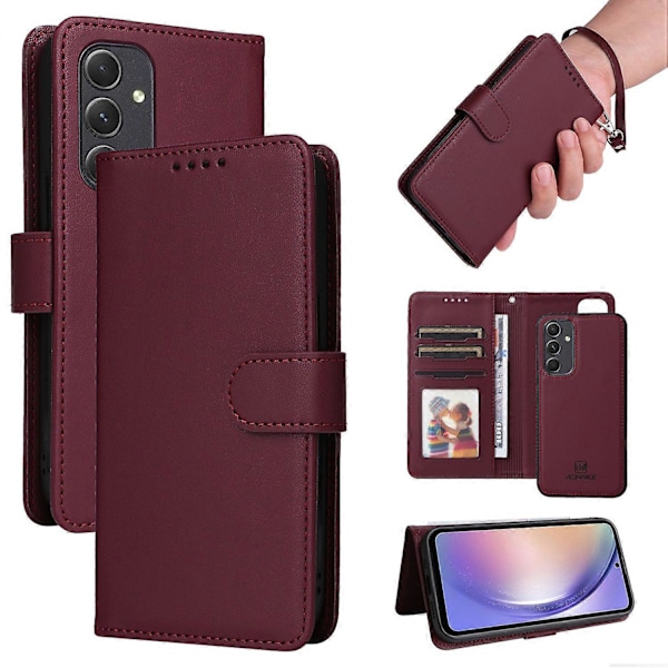 BETOPNICE 005 Samsung Galaxy A54 5G -kotelo, iskunkestävä irrotettava puhelimen nahkakansi Multicolor Style C