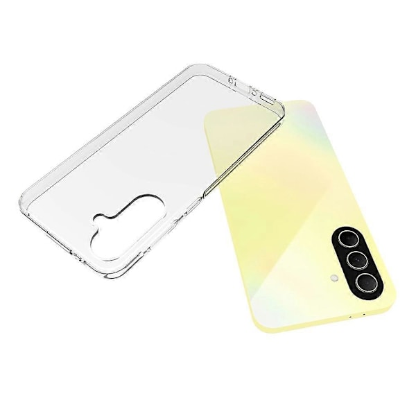 För Samsung Galaxy A36 5G Transparent Telefonfodral Vattenmärkesresistent TPU Baksida