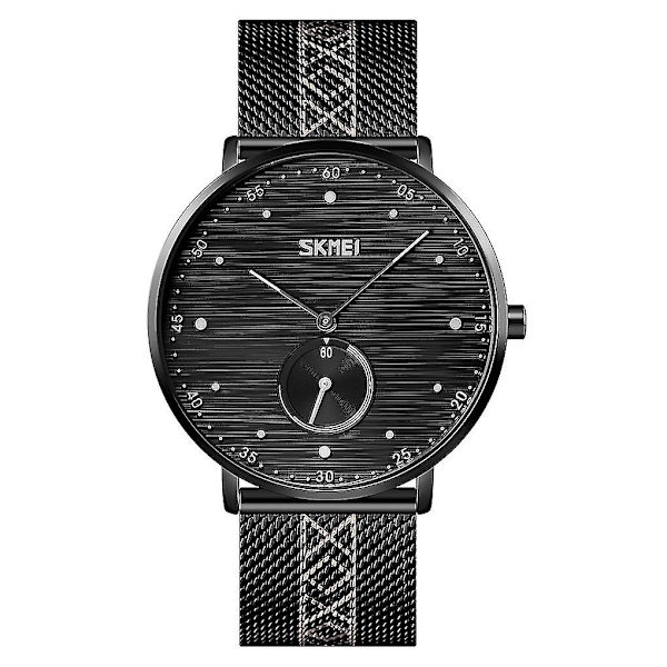 Skmei 9218 Men Horisontell D Urtavla Quartz Watch Black