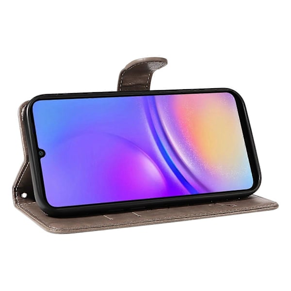 Fodral för Samsung Galaxy A06, blommönstrat PU-läder plånboksfodral Multicolor Style A