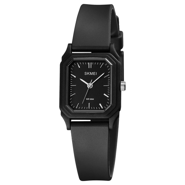 Skmei Enkle Vanntette Dame Quartz Klokker Toppmerke 2020 Dame black
