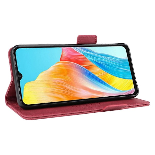 För Oppo A38 4G/A18 4G Fodral Dammtätt PU Läder Ställ Mobiltelefon Skydd Plånbok Multicolor Style D