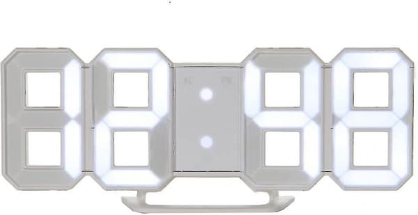 Minimalistisk LED-klokke