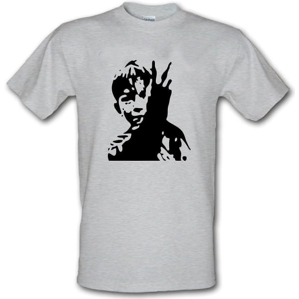 Kes Iconic Film Image Ken Loach Billy Casper Falcon Retro Heavy T-shirt i bomull Storlekar Small - Xxl Grey XXL