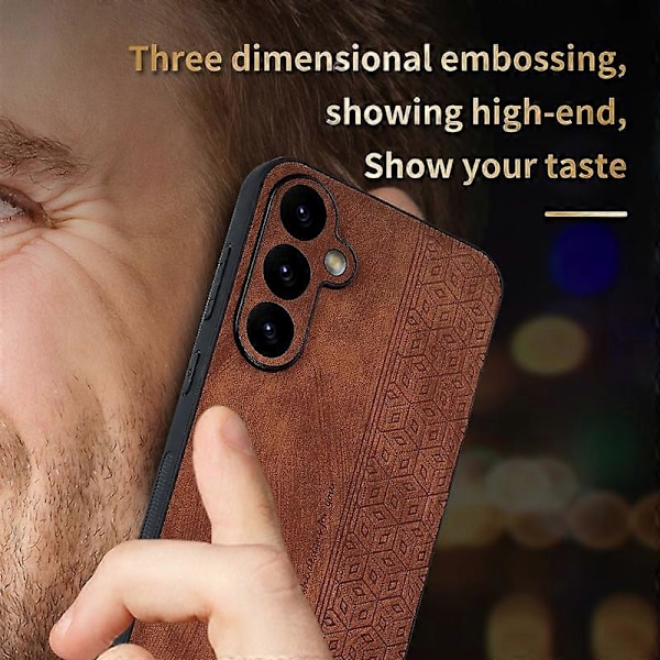 AZNS Suojakuori Samsung Galaxy S23 FE -puhelimelle, painettu PU-nahkapäällysteinen TPU-suojus Multicolor Style C
