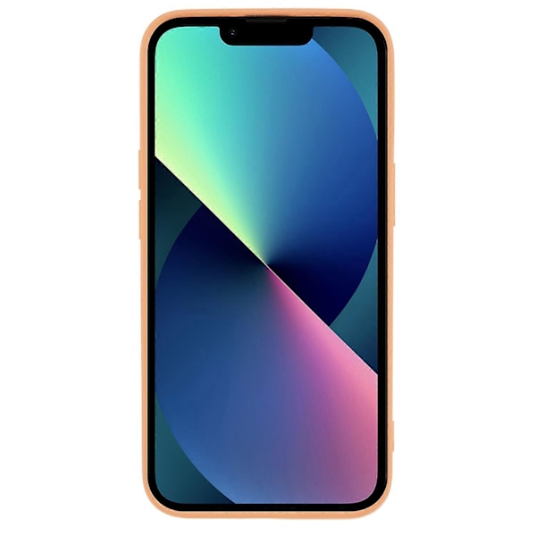 Mjukt TPU-skal med kameraskydd för iPhone 13 6,1 tum, mjukt fiberfoder, gummerat skydd Multicolor Style B