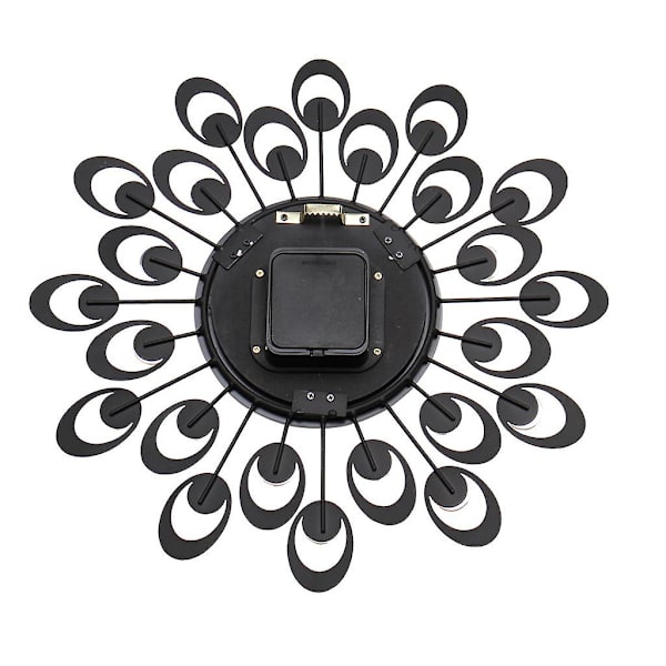 Modern Art Diy Stor Väggklocka Watch 3d Design För Hemkontor Rum Inredning Silen Gold