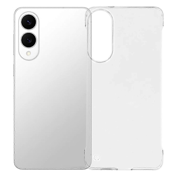 Samsung Galaxy S25 Edge -kotelo, läpinäkyvä PC-reunaton puhelinkuori