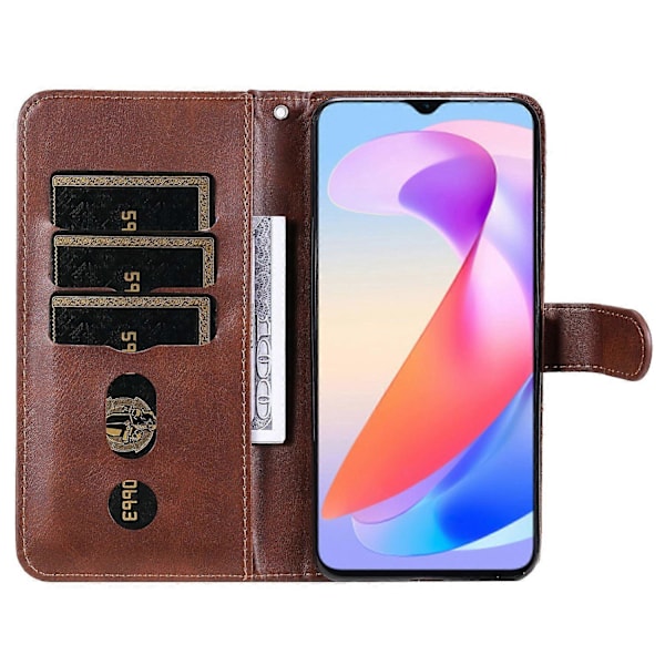 Honor X6a 4G -kotelo, ohut puhelinkuori, jalustatoiminto, lompakkokotelo Multicolor Style D
