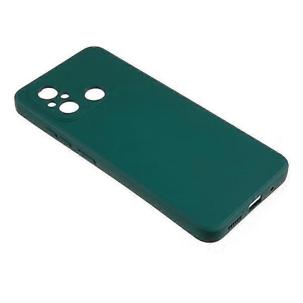För Xiaomi Redmi 12C 4G Gummibelagt TPU Mobilskal Fiberfoder Repskyddande Skydd Multicolor Style I