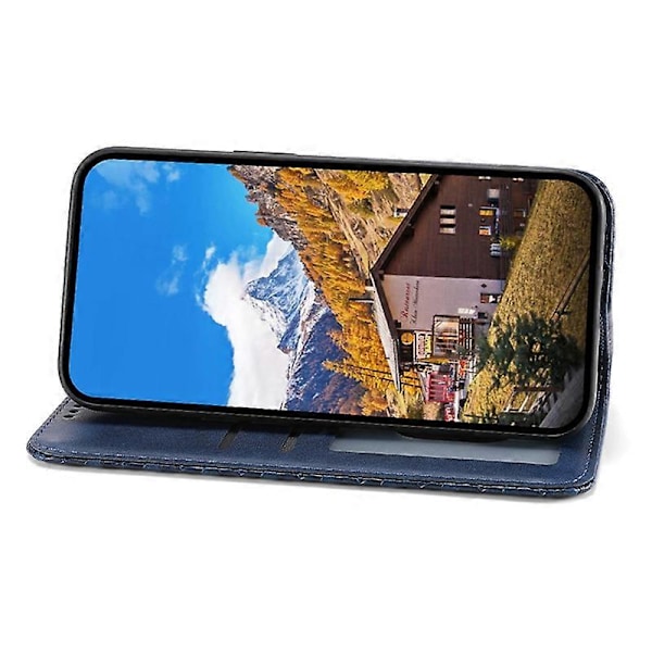 Til Motorola Moto G54 5G Etui Wallet PU Læder Præget Telefon Cover Multicolor Style E
