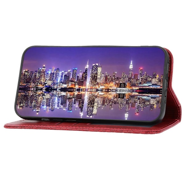 Telefon Læder Etui til Samsung Galaxy M54 5G/F54 5G, Præget Rombe Mønster Pung Stand Cover Multicolor Style B