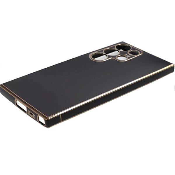 Til Samsung Galaxy S23 Ultra Blankt Telefoncover 6D Elektropletterede Kanter Blødt TPU Cover Multicolor Style G