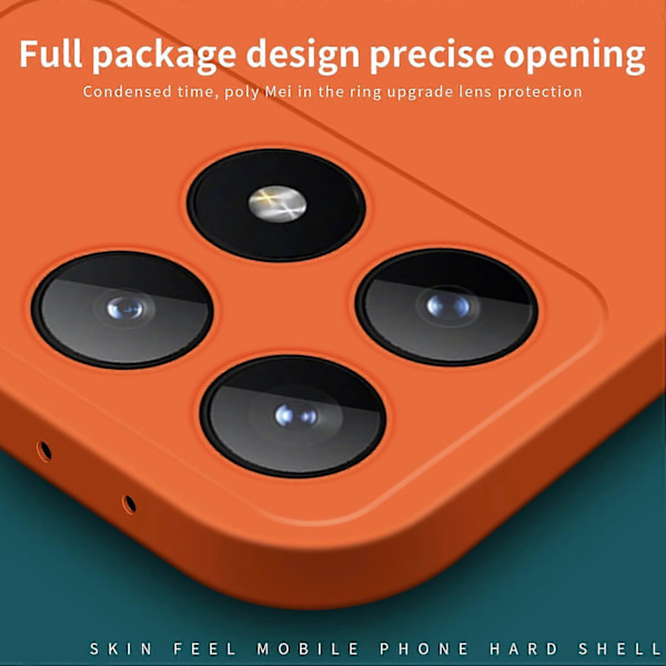 MOFI JK Qin-serien Skal för Xiaomi Redmi K70E 5G/Poco X6 Pro 5G TPU+Akryl Hud-Touch Skydd Multicolor Beige