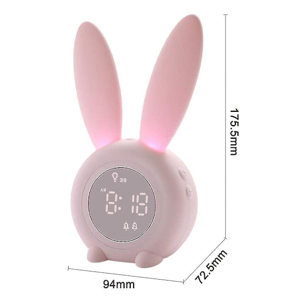 Børnevækkeur, Børns Søvntræner, Søvnlydsmaskine Pink