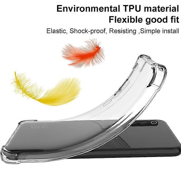 IMAK TPU-deksel med luftpute i fire hjørner for OnePlus Ace 2 5G/11R 5G