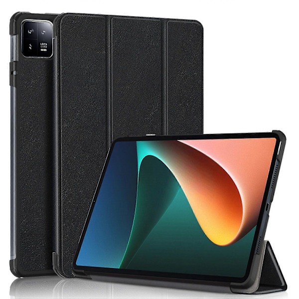 För Xiaomi Pad 6 Tri-fold Ställ Tablet Fodral Magnetiskt Smart PU Läder Folio Omslag Multicolor Style A