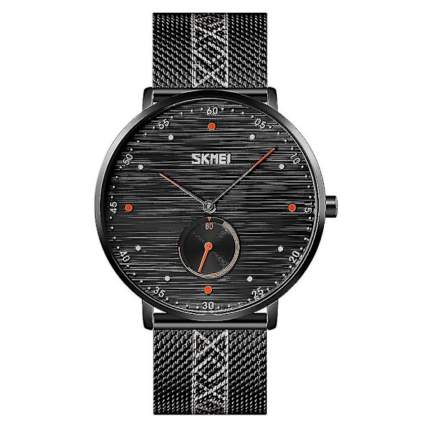 Skmei 9218 Men Horisontell D Urtavla Quartz Watch Orange