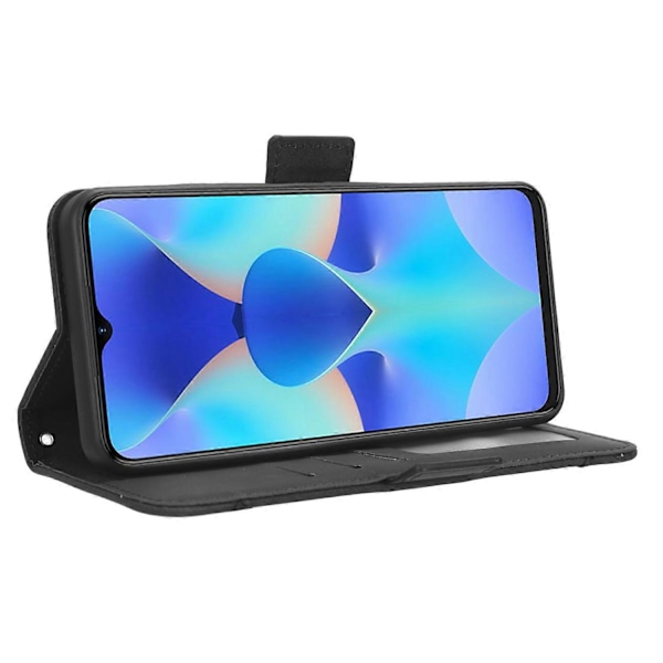 TECNO Spark 10 4G -puhelimelle Käännettävä Nahkainen Puhelinkotelo Jalustalla ja Useilla Korttipaikoilla, Lompakkokotelo Multicolor Style A