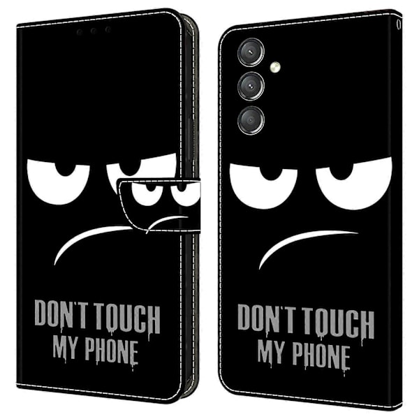 Til Samsung Galaxy A24 4G (162.1 x 77.6 x 8.3mm) Etui Stødsikkert Wallet Telefon Cover Multicolor Style C