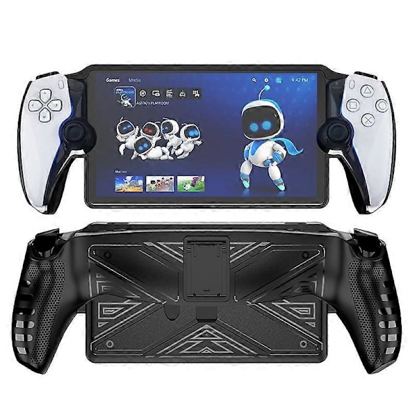 Typ A Repskyddande TPU-skyddsfodral med Ställ för PlayStation Portal Spelkonsol Multicolor Style A