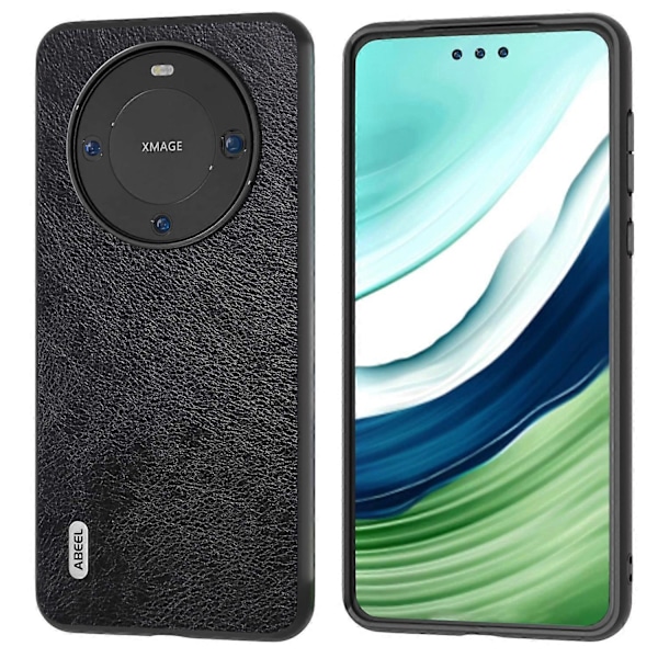 För Huawei Mate 60 Pro Mobiltelefonfodral PU Läderbelagd PC-skal Multicolor Style C