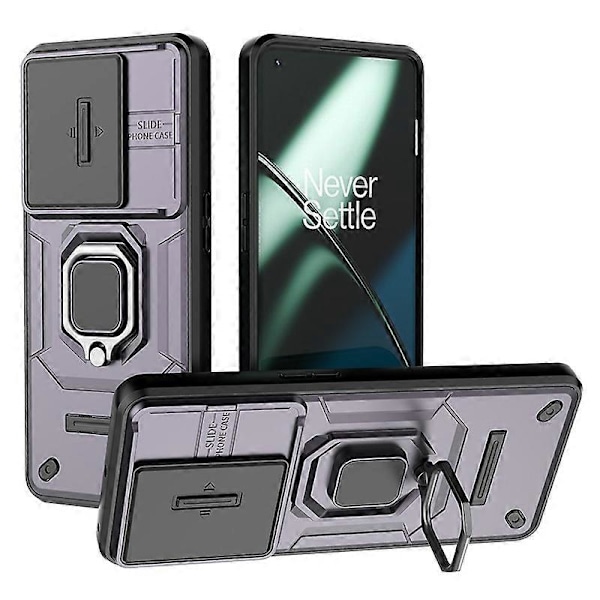 OnePlus 11 5G -kotelo, liukulinssisuoja, rengaspidike, PC+TPU-puhelinkuori Multicolor Style A