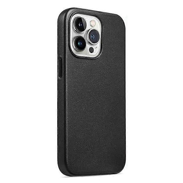 Reptåligt Telefonskal för iPhone 15 Plus PU+PC Skyddsfodral Kompatibelt med MagSafe-laddare Multicolor Style B