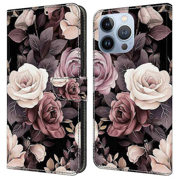 PU læder flip cover til iPhone 16 Pro Max med ståfunktion Multicolor Style M