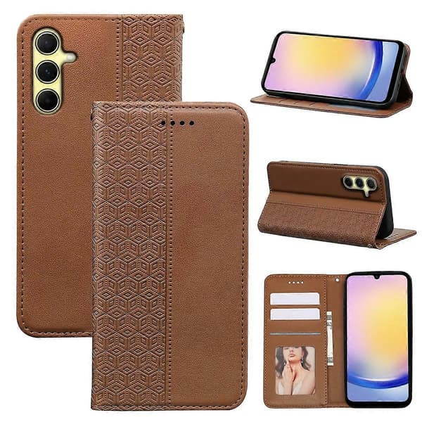 Mobilskal för Galaxy A15 4G Multicolor Brown