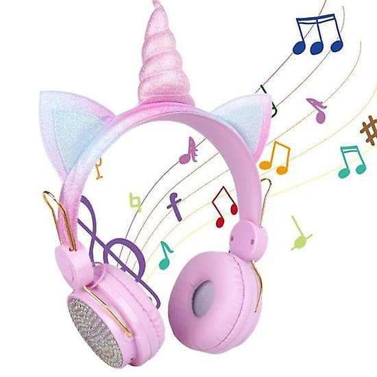 Huvudmonterad Cartoon Unicorn Bluetooth headset