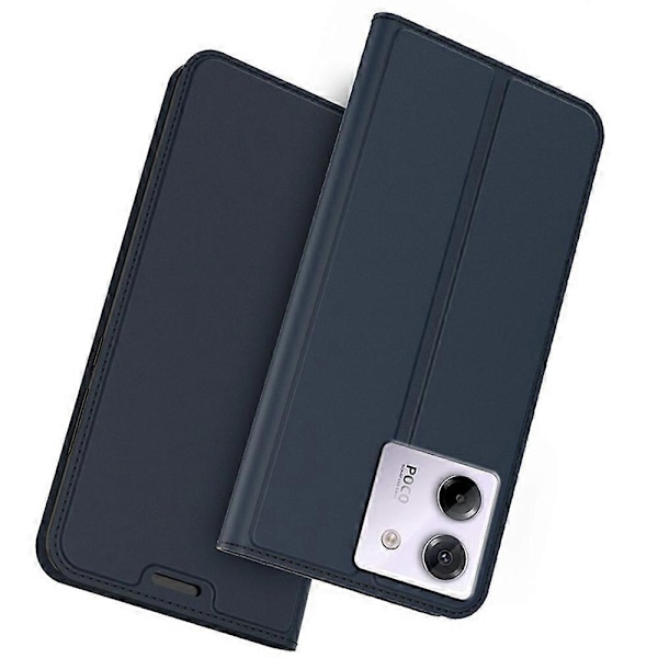 Xiaomi Poco M7 Pro 5G -kotelo PU-nahkaa, puhelinkotelo korttipidikkeellä, jalustalla ja magneettilukolla Multicolor Style B