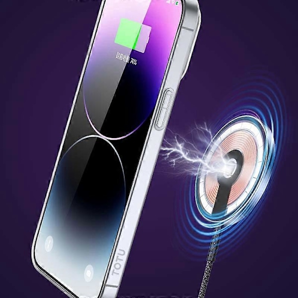 TOTU AA-170 deksel til iPhone 14 Pro Max Anti-Drop PC-telefondeksel Kompatibelt med MagSafe Multicolor Style C