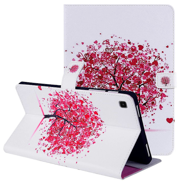 Til Samsung Galaxy Tab A7 10.4 (2020)/(2022)/T505/T500 Mønsterprintet Wallet Stand Læder
