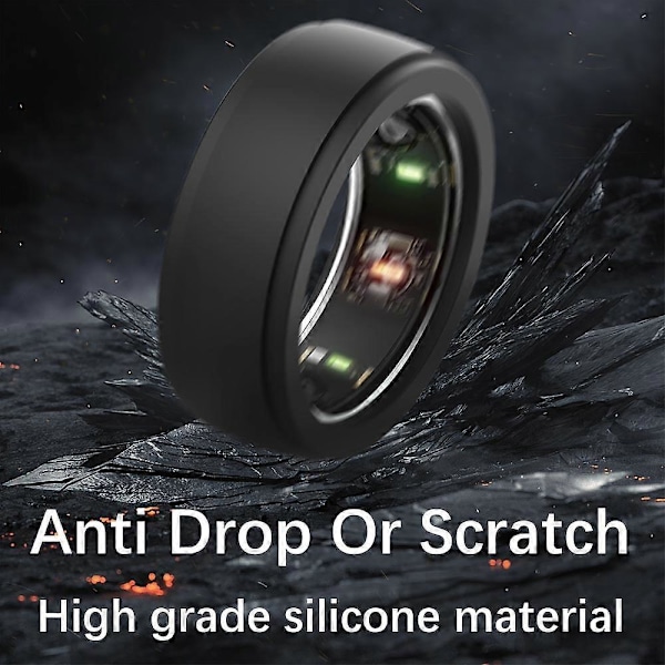 Suojakotelo Oura Ring Generation 3:lle, naarmuuntumaton silikonirengassuoja, koko S Multicolor Style A