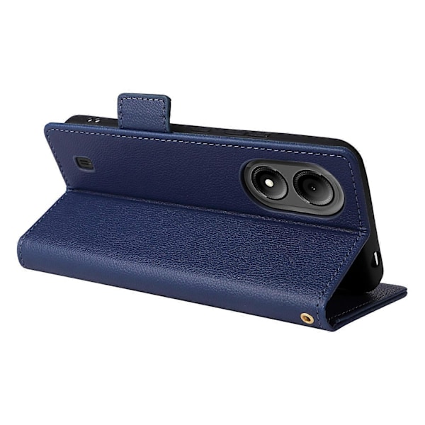 För ZTE Blade A33S Fodral Magnetlås Läder Telefonskal med Rem Multicolor Style D