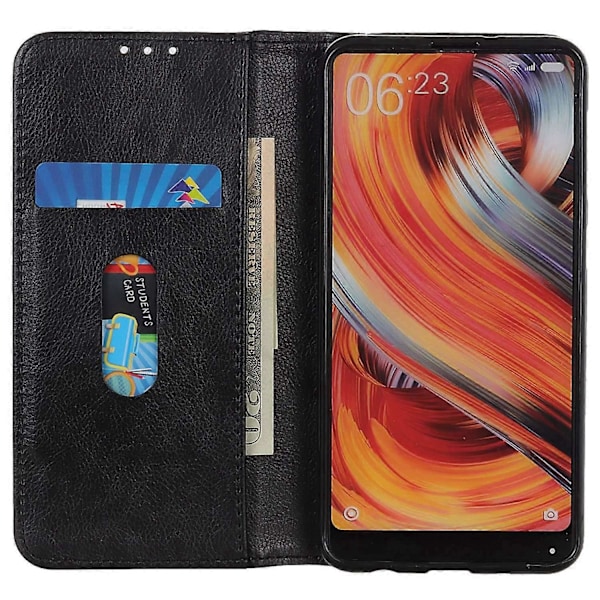 Til Samsung Galaxy A06 Stand Case Split Læder Litchi Tekstur Wallet Telefon Cover Multicolor Style B