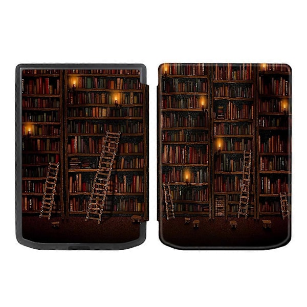 Lærveske til PocketBook Verse Pro E-leser deksel med automatisk hvile/vekke-funksjon - Perfekt for reiser Multicolor Library