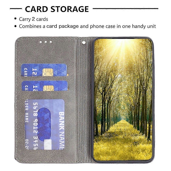 Mobilskal för Samsung Galaxy A05 4G Fodral Präglat PU Läder Anti-fall Skal Multicolor Style E