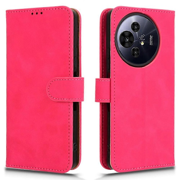 TCL 60 XE -puhelimelle nahkakotelo, ihomainen, pudotussuoja, lompakkomallinen suojakotelo Multicolor Rose