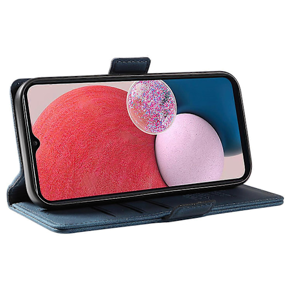 YIKATU YK-005 Lærdeksel til Samsung Galaxy A53 5G, hudvennlig telefonetui med lommebok og stativ Multicolor Style A