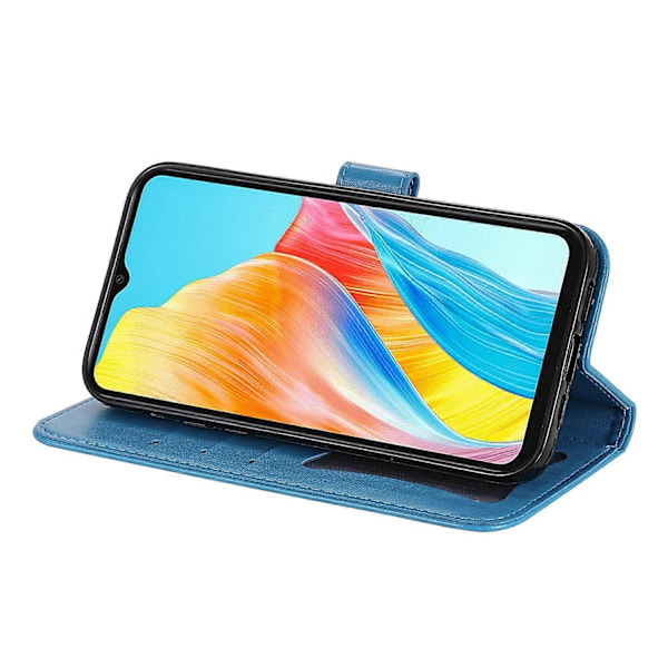 Til Oppo A38 4G Etui Slankt Anti-drop Pung Stativ PU Læder Cover Multicolor Style A