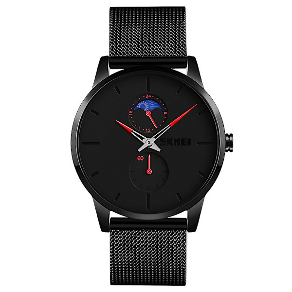Män Casual Quartz Watch Red