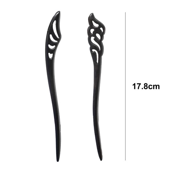 2 stk trehårnåler, hårnål, hårgaffel