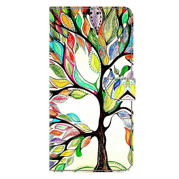 TPU+PU Läder Flip Fodral För Xiaomi Redmi 14C 4G/14R 5G/Poco C75 4G Mönstertryckt Multicolor Style J