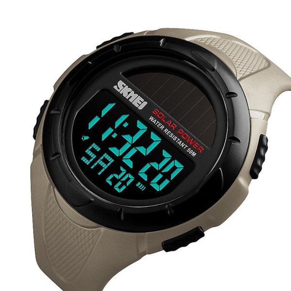 Skmei 1405 Solar Power Outdoor Sports Watch Black brown