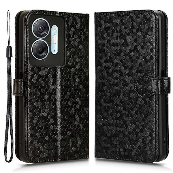 Infinix Hot 30 5G PU-nahkainen jalustakotelo, painettu lompakko, iskunkestävä puhelinkotelo Multicolor Style A