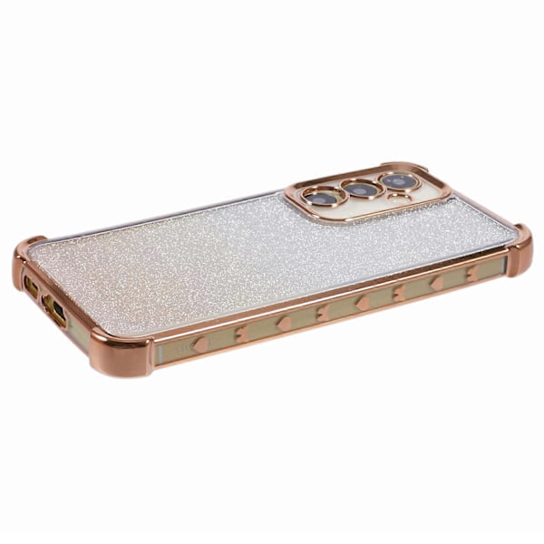 For Samsung Galaxy S23 FE TPU-deksel Glitter Gradient Elektroplettert Anti-Fall Telefonskall Multicolor Style D